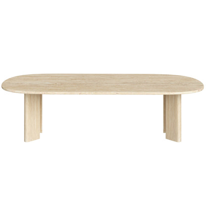 Restoration Hardware Pavona Sofa Collection & Trento Travertine Table 3D Model