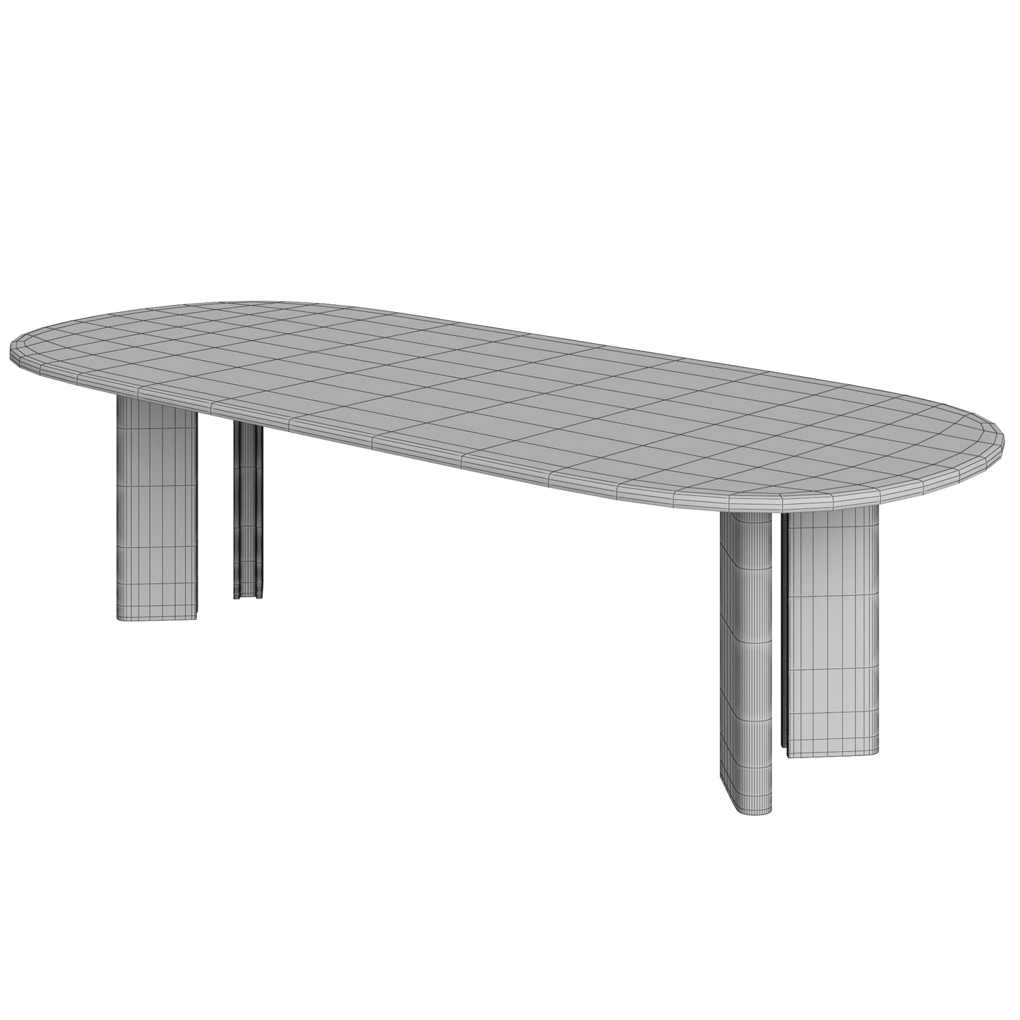 Restoration Hardware Pavona Sofa Collection & Trento Travertine Table 3D Model