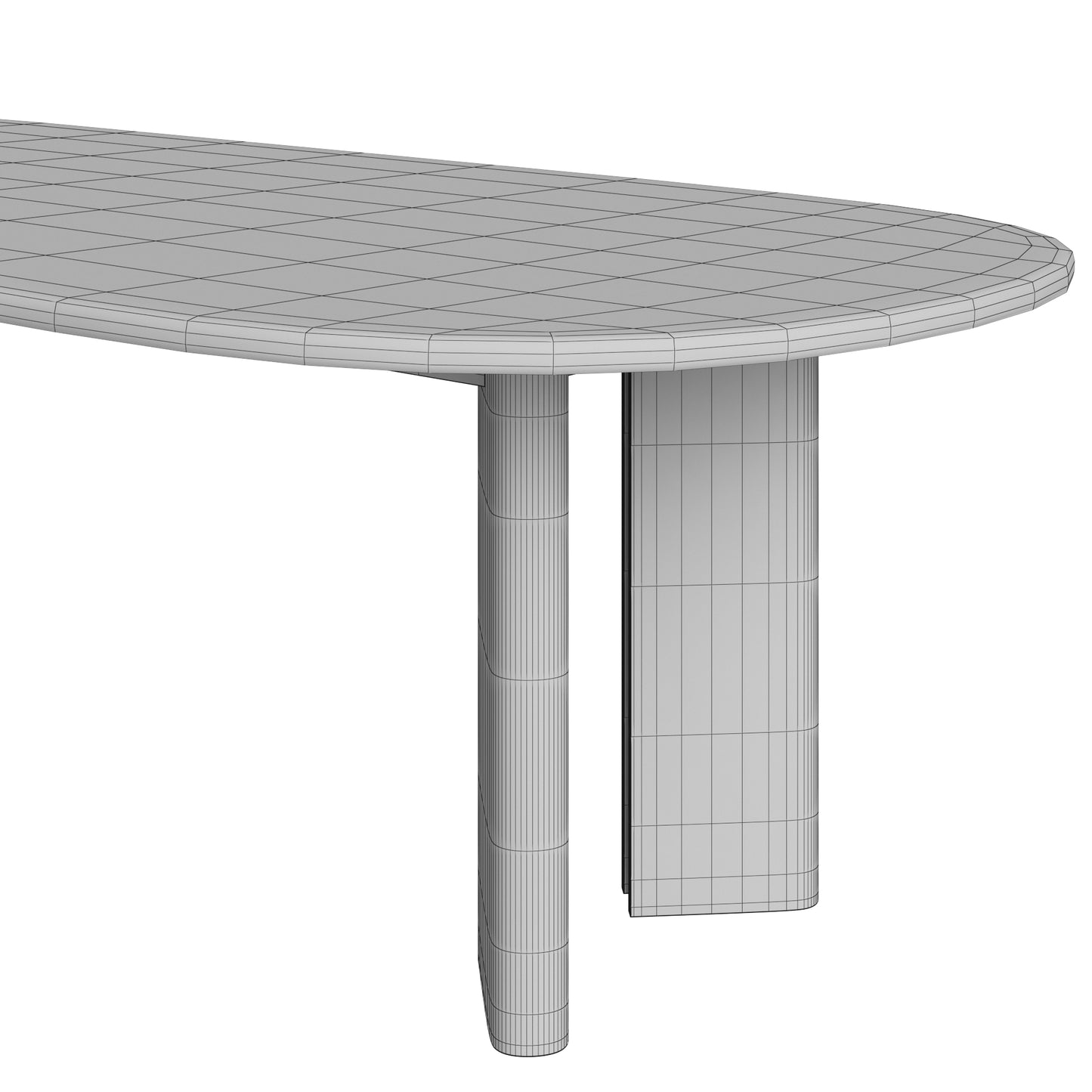 Restoration Hardware Pavona Sofa Collection & Trento Travertine Table 3D Model