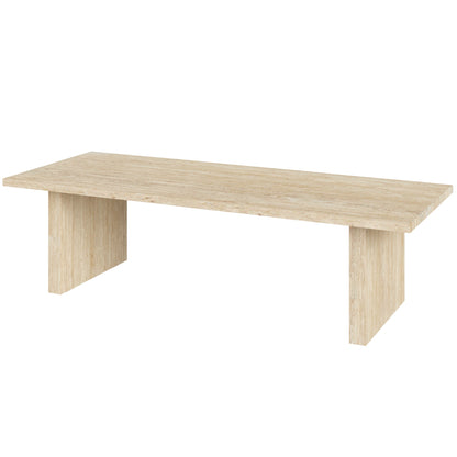 Restoration Hardware Pavona Sofa Collection & Trento Travertine Table 3D Model