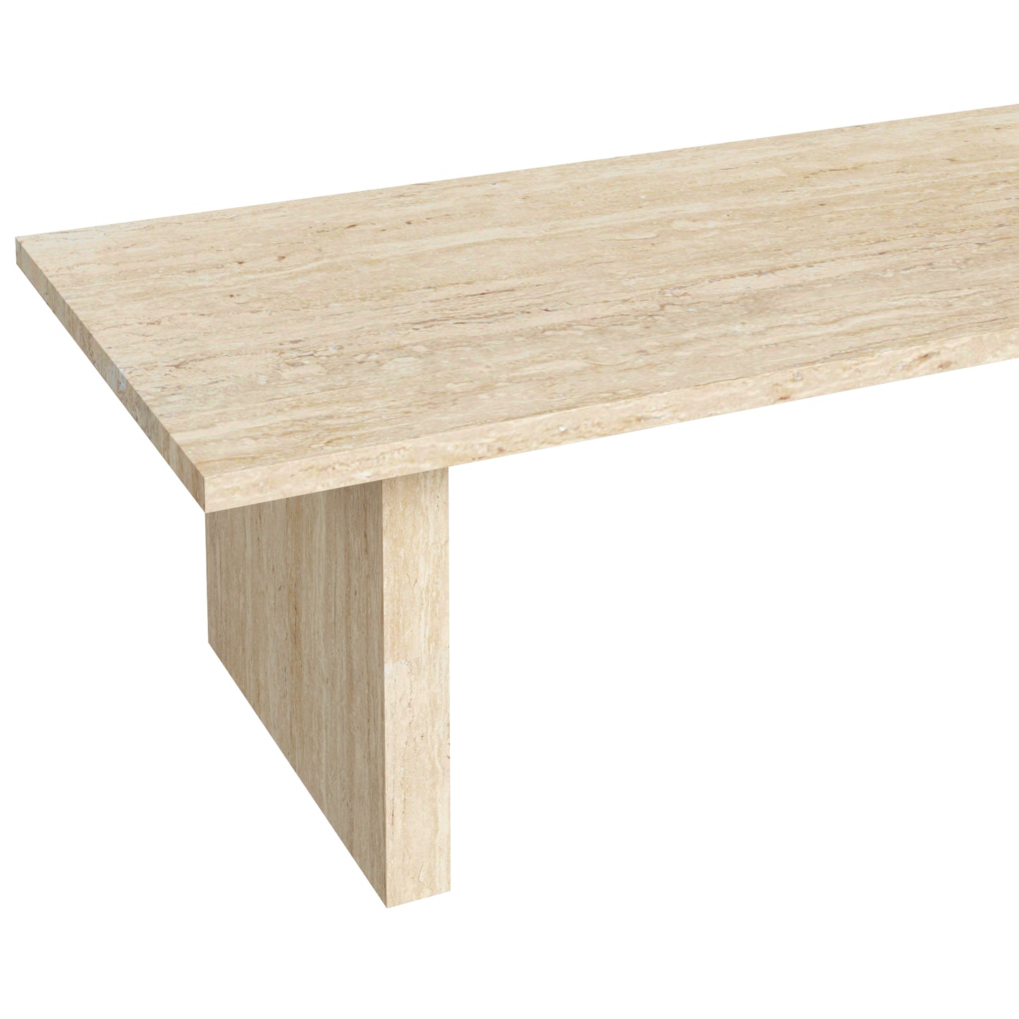 Restoration Hardware Pavona Sofa Collection & Trento Travertine Table 3D Model