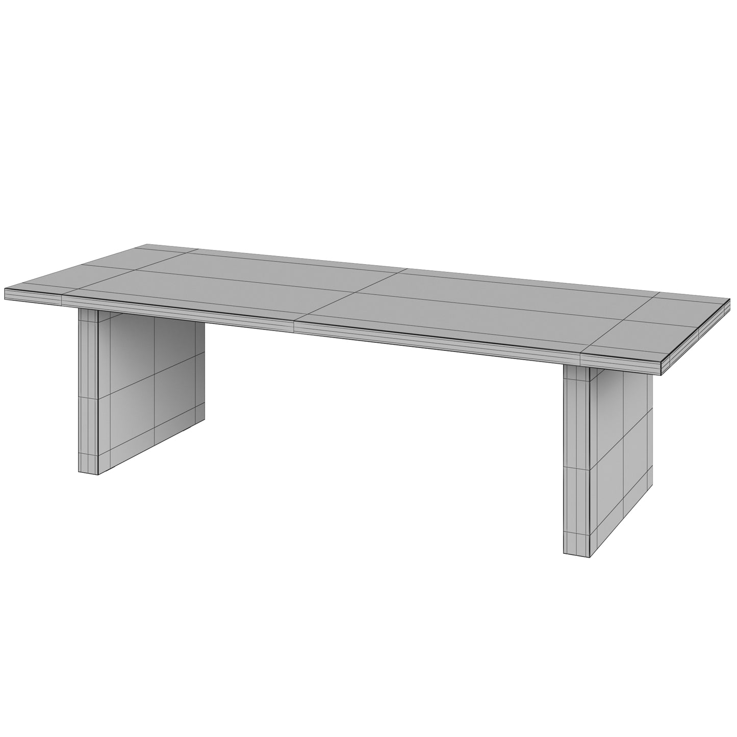 Restoration Hardware Pavona Sofa Collection & Trento Travertine Table 3D Model