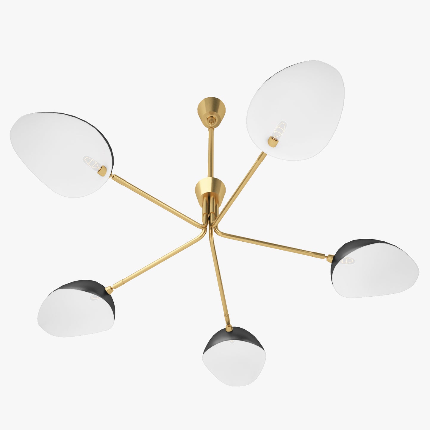 FREE Robert Abbey Lighting Rico Espinet Racer Chandelier 3D Model