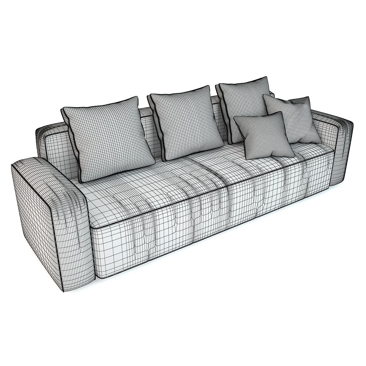 Roda Dandy Sofa Set 3D Model