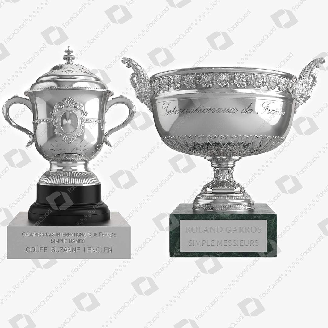 Roland Garros Mens Trophy 3D Model