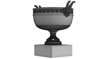 Roland Garros Trophy Suzanne Lenglen Cup 3D Model