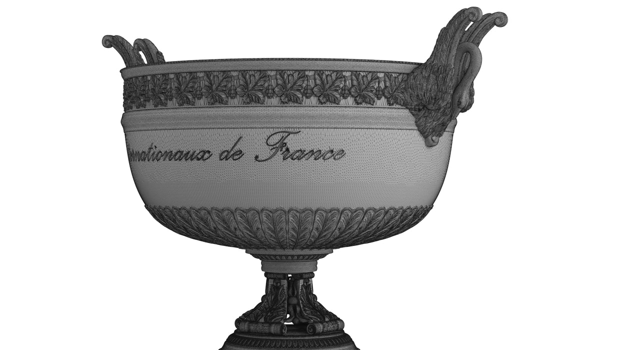 Roland Garros Trophy Collection 3D Model