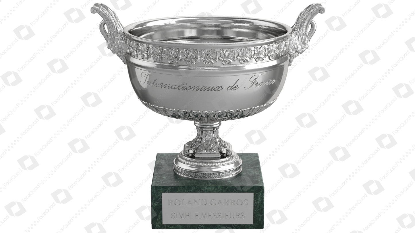 Roland Garros Trophy Musketeers Cup 3D Model