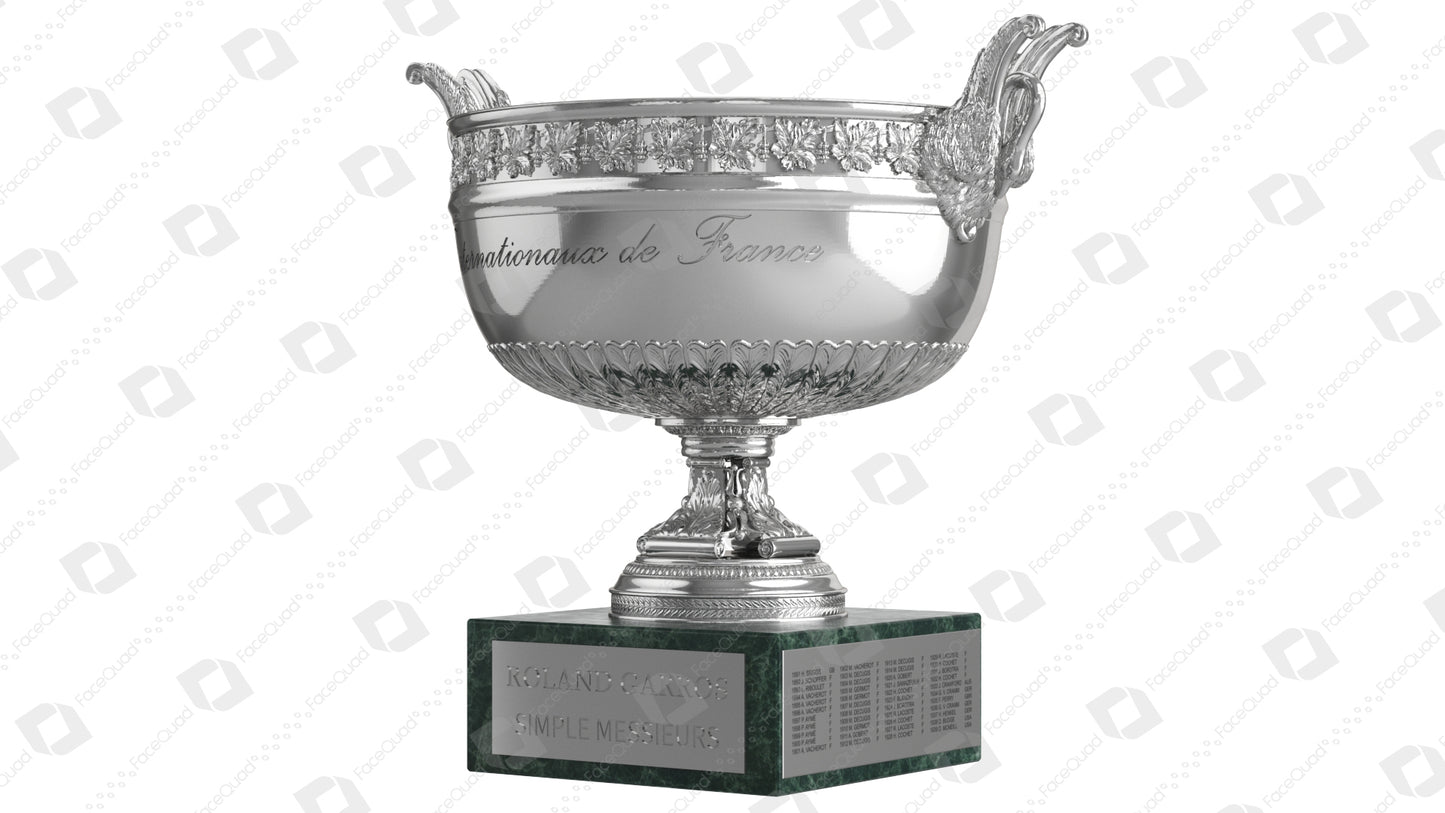 Roland Garros Trophy Collection 3D Model