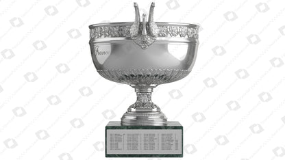 Roland Garros Trophy Musketeers Cup 3D Model