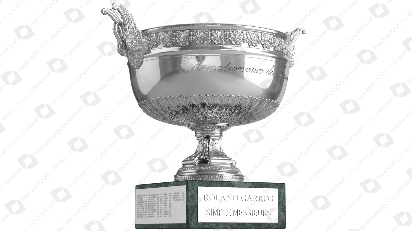 Roland Garros Trophy Musketeers Cup 3D Model