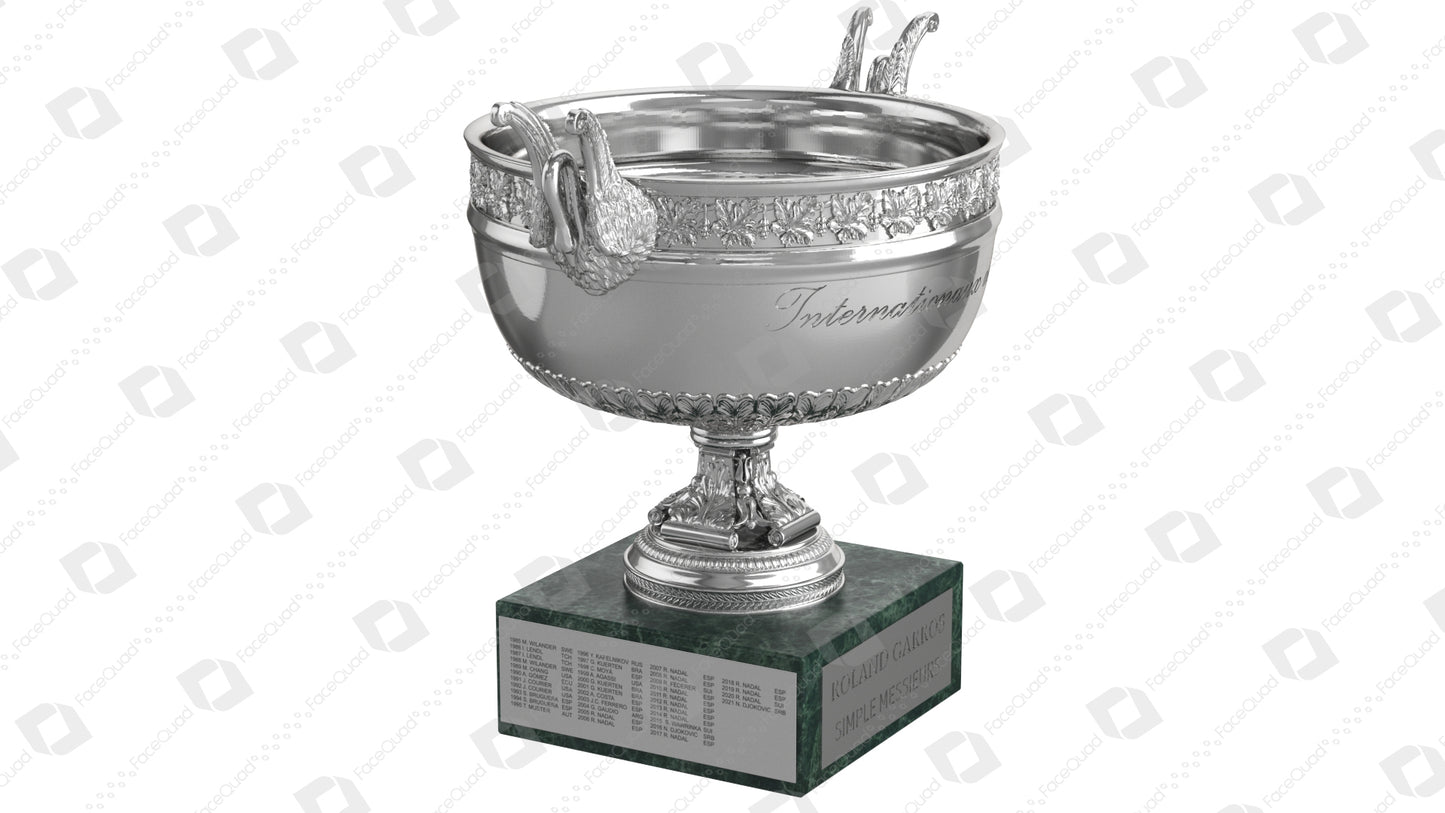 Roland Garros Trophy Collection 3D Model