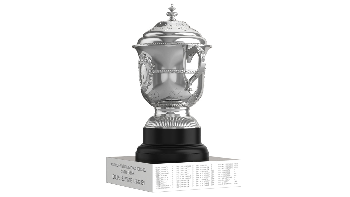 Roland Garros Trophy Suzanne Lenglen Cup 3D Model