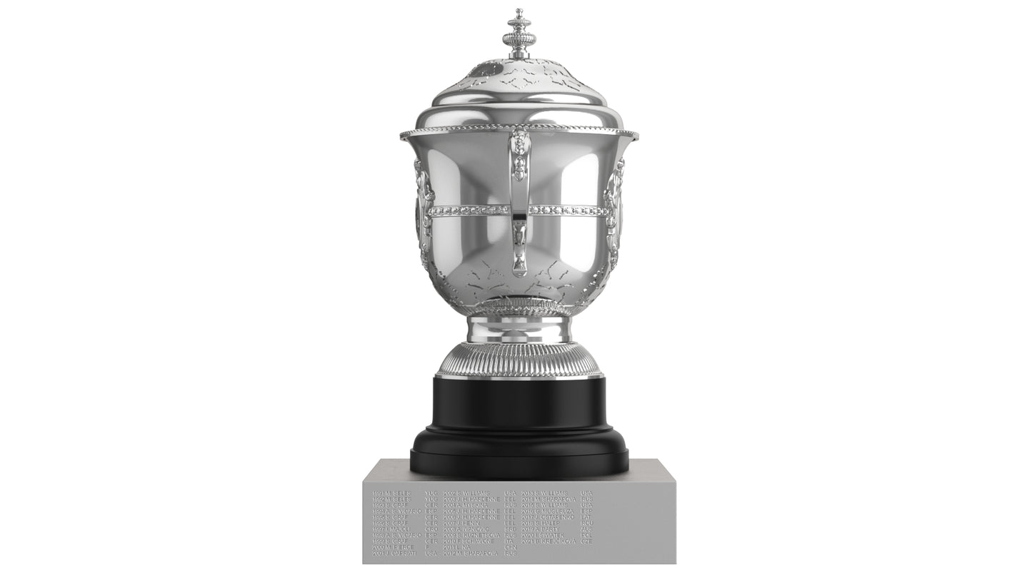 Roland Garros Trophy Suzanne Lenglen Cup 3D Model