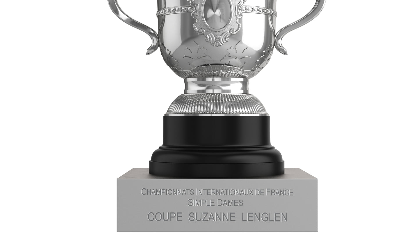 Roland Garros Trophy Suzanne Lenglen Cup 3D Model