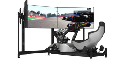 RSeat Formula V2 Racing Simulator Cockpit Triple Display 3D Model