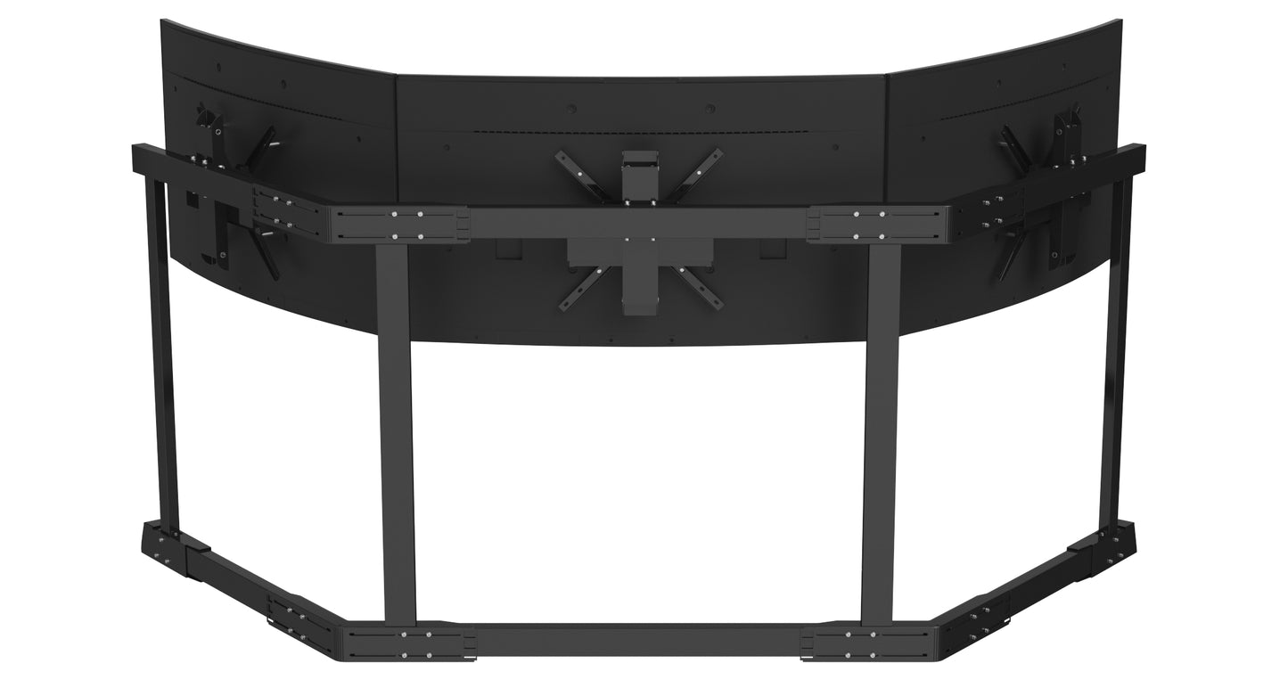 RSeat TX60 TV Stands Triple Screen 3D Model