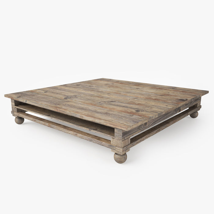 Rustic coffee table 3D Model