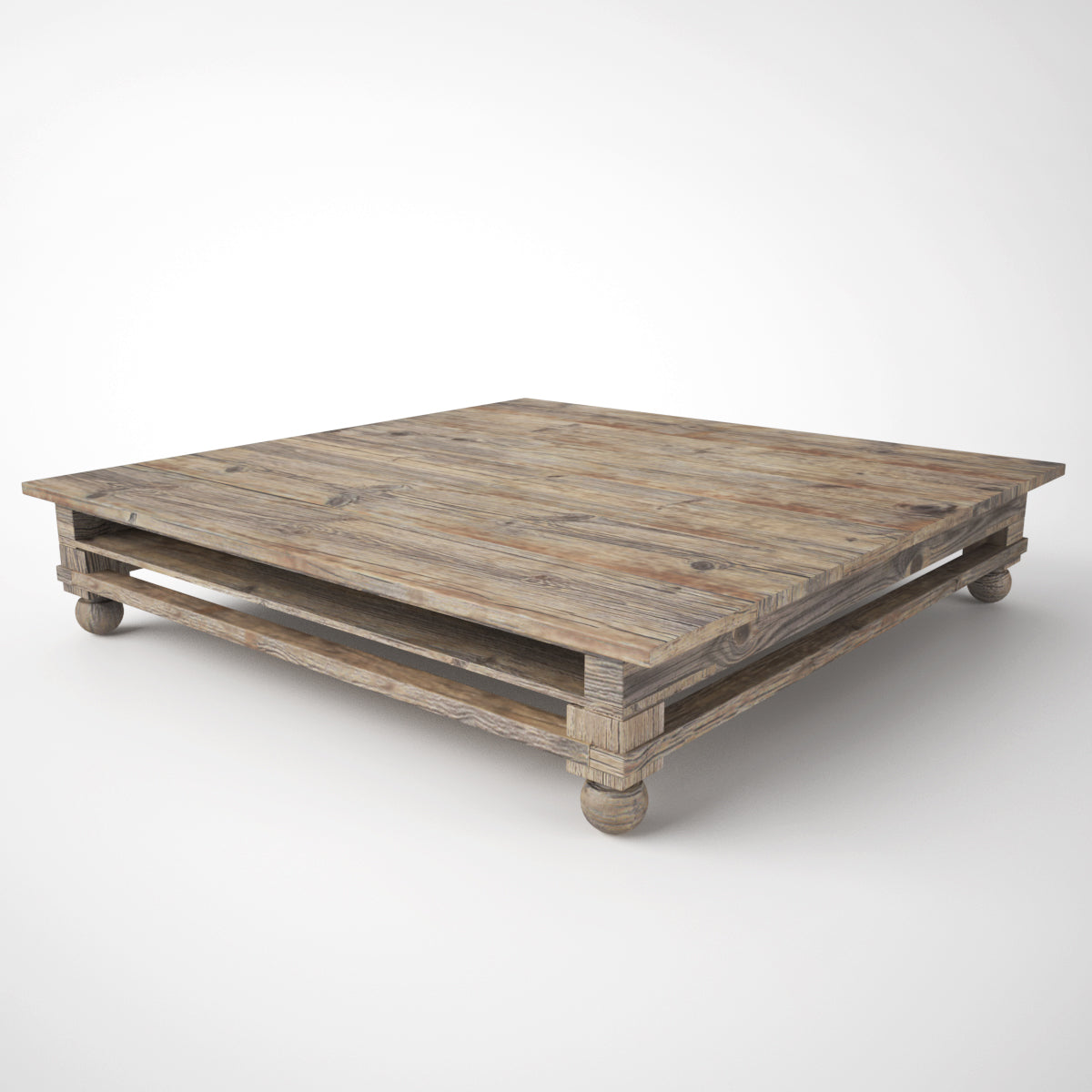 Rustic coffee table 3D Model