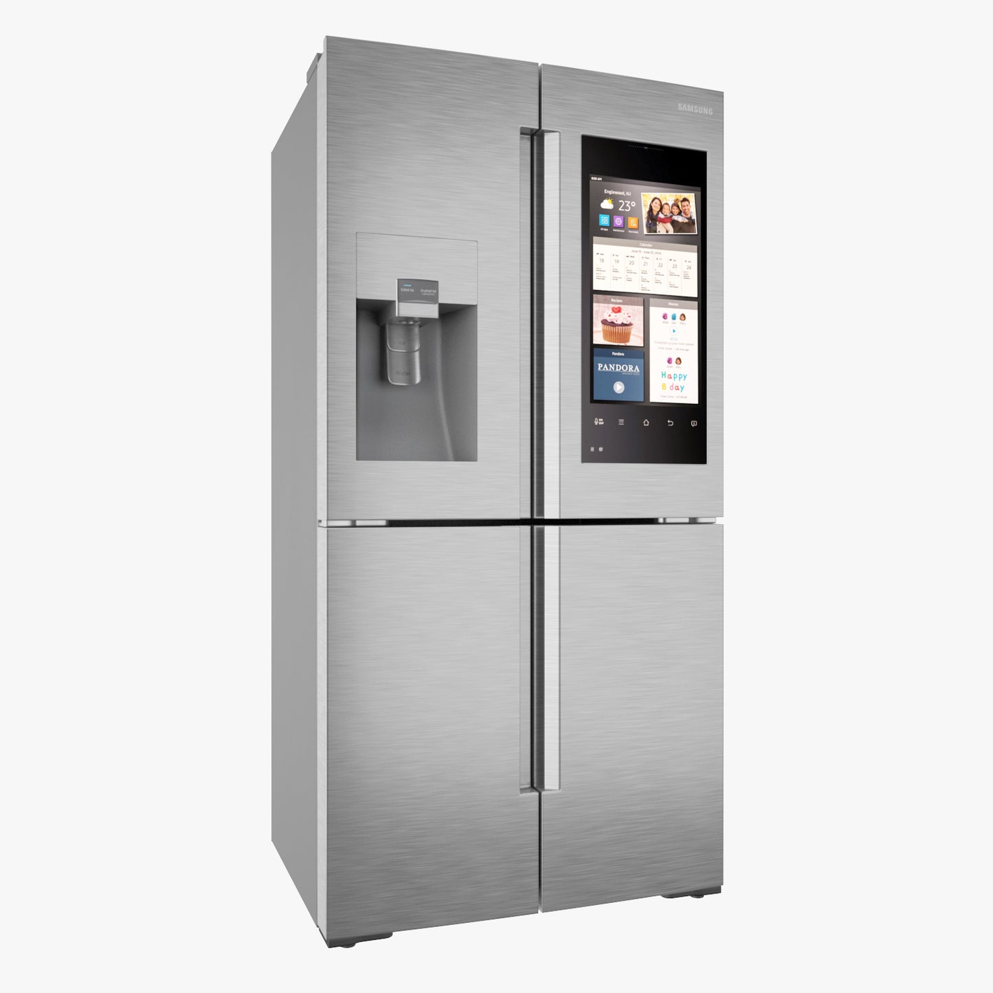 Samsung Family Hub Refrigerator 3D Model