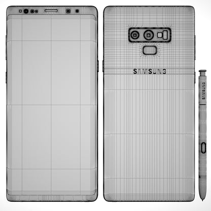 Samsung Galaxy Note 9 All Color 3D Model