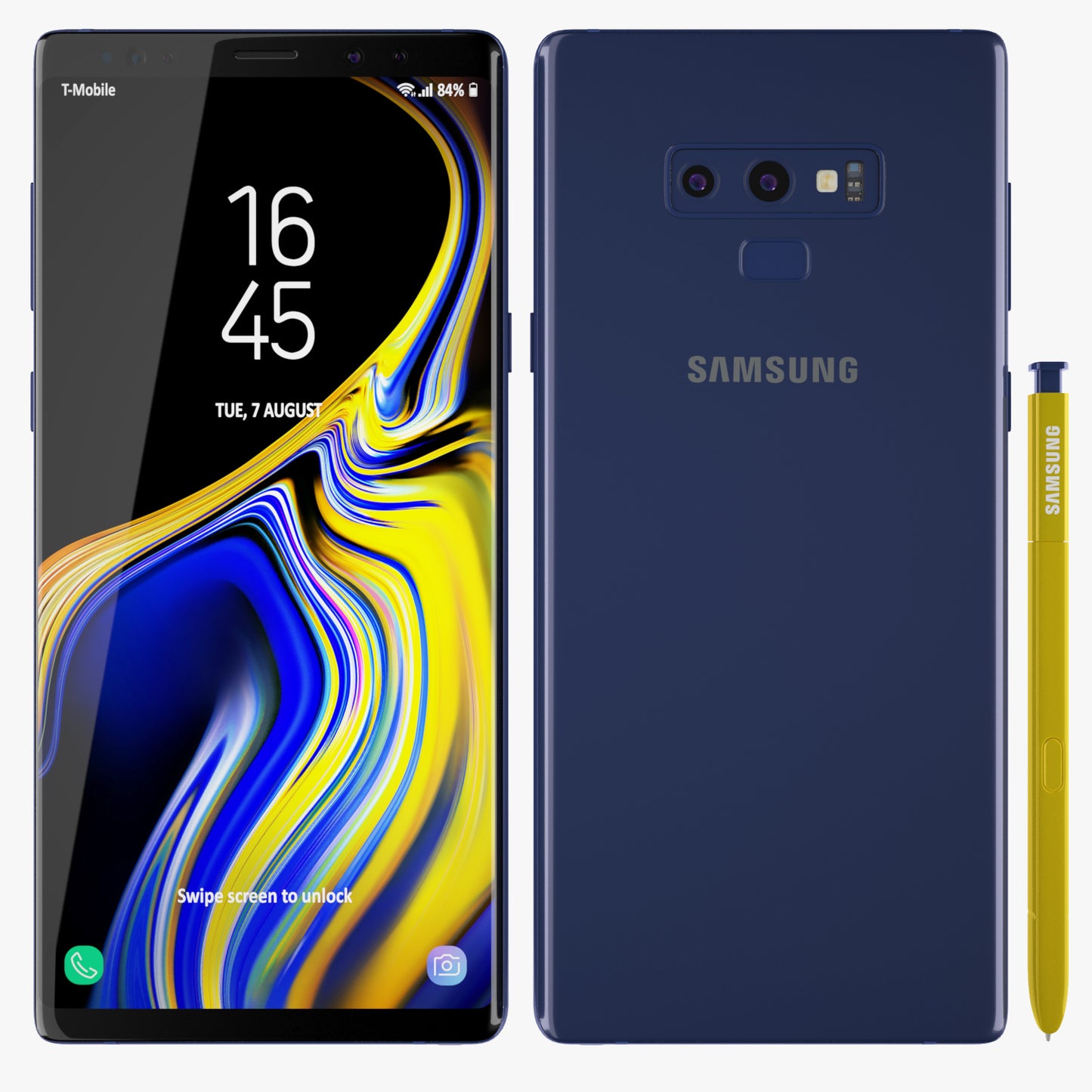 Samsung Galaxy Note 9 All Color 3D Model