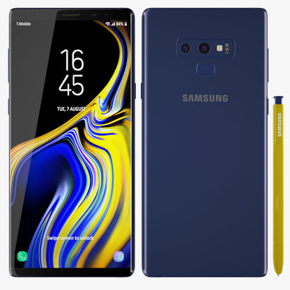 Samsung Galaxy Note 9 All Color 3D Model