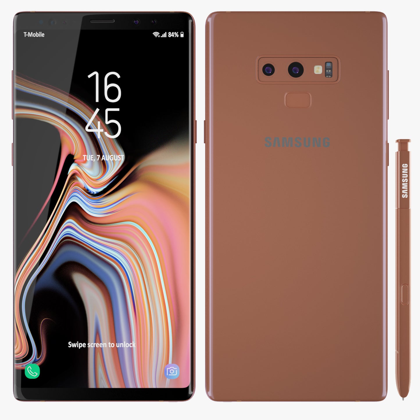 Samsung Galaxy Note 9 All Color 3D Model