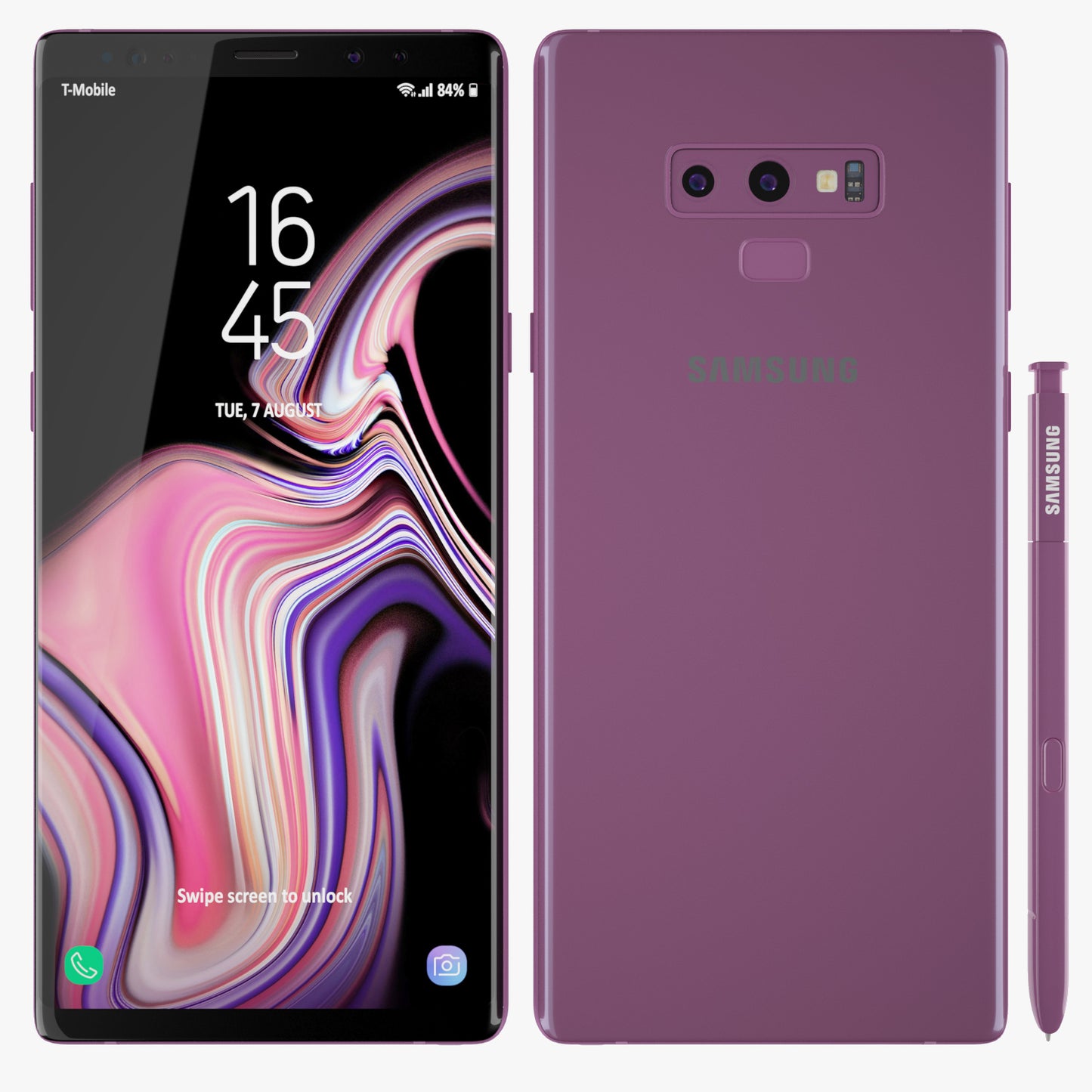 Samsung Galaxy Note 9 All Color 3D Model