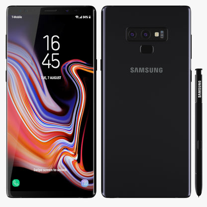 Samsung Galaxy Note 9 All Color 3D Model