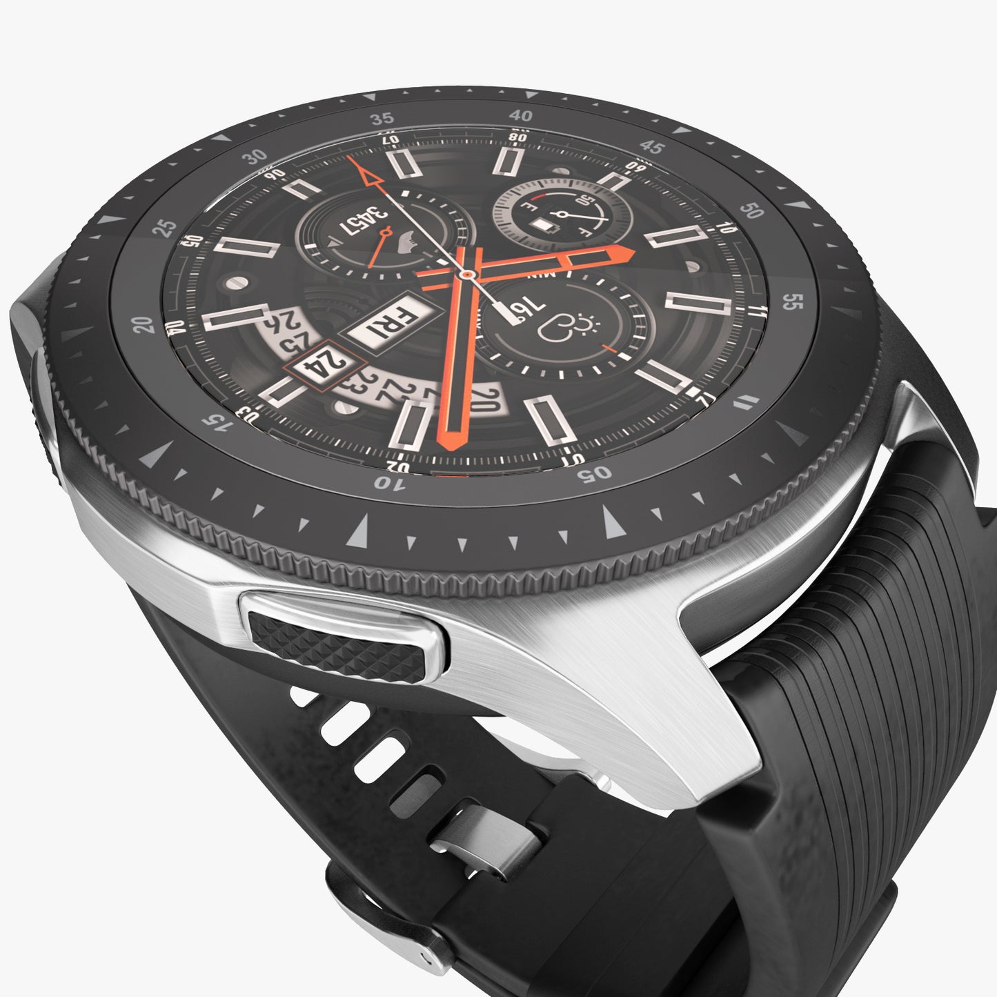 Samsung Galaxy Watch Silver 3D Model