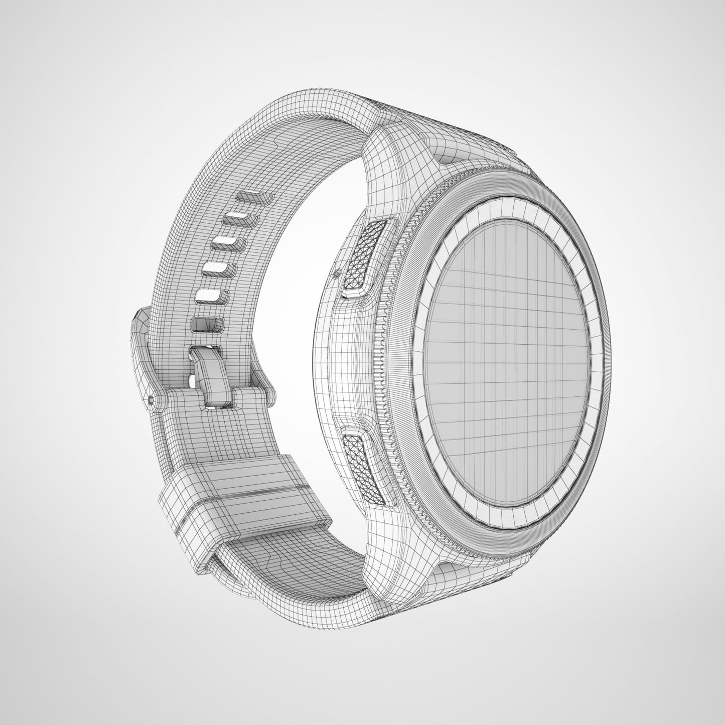 Samsung Galaxy Watch Silver 3D Model