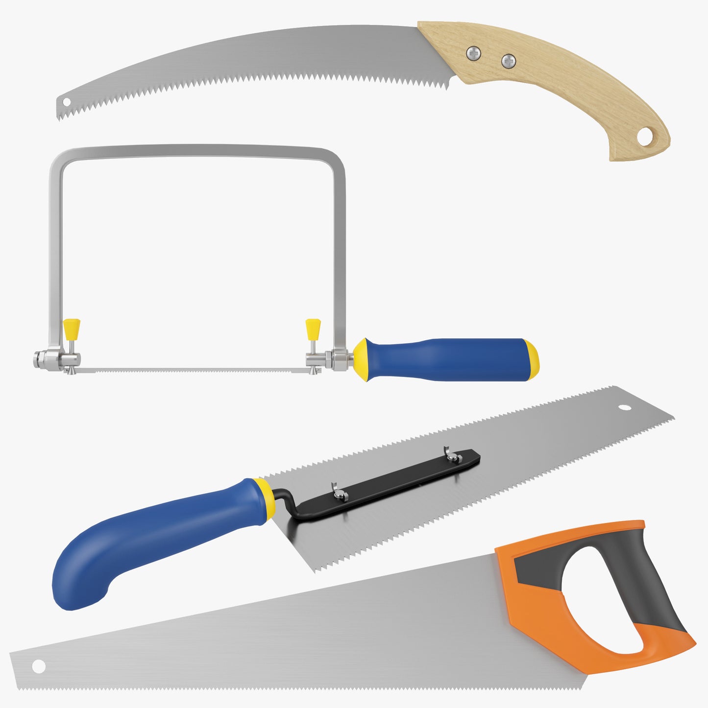 Saws Collection 3D Model