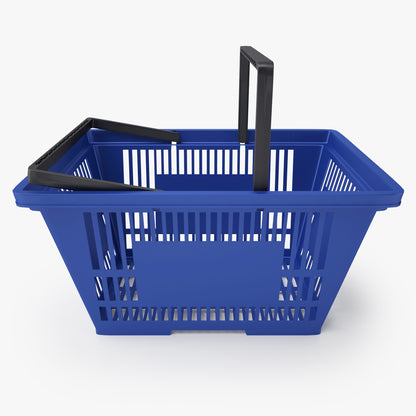 Plastic Shopping Basket 3D Model