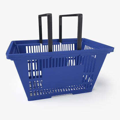 Plastic Shopping Basket 3D Model