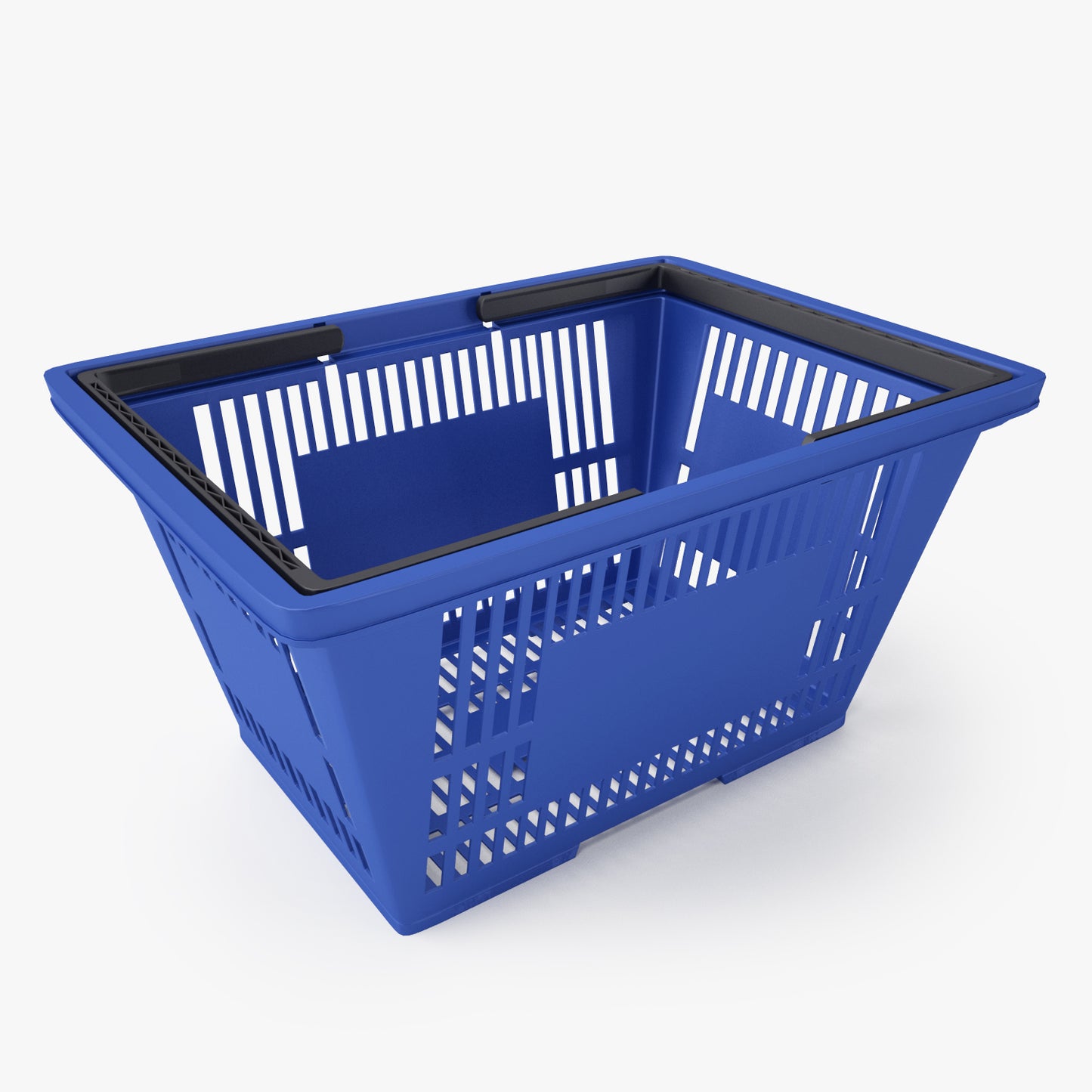 Plastic Shopping Basket 3D Model