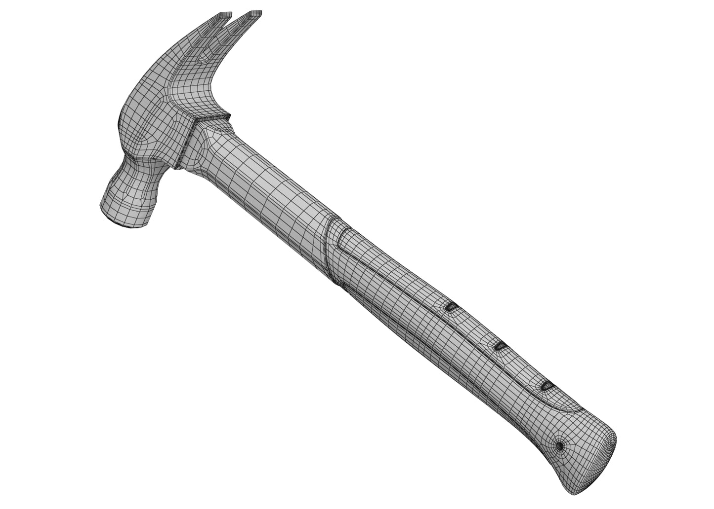 Stanley Fiberglass Hammer 3D Model