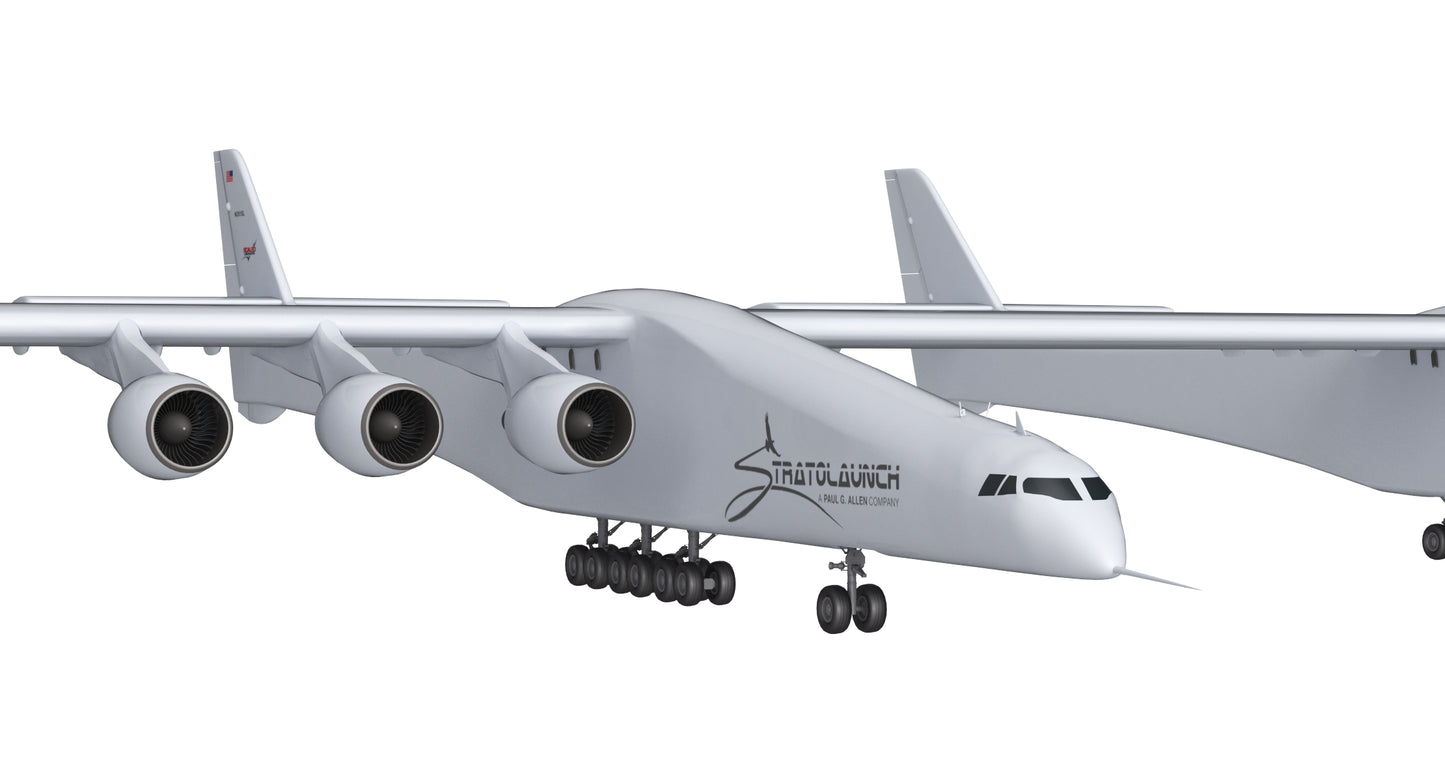 Stratolaunch Carrier Aircraft 3D Model