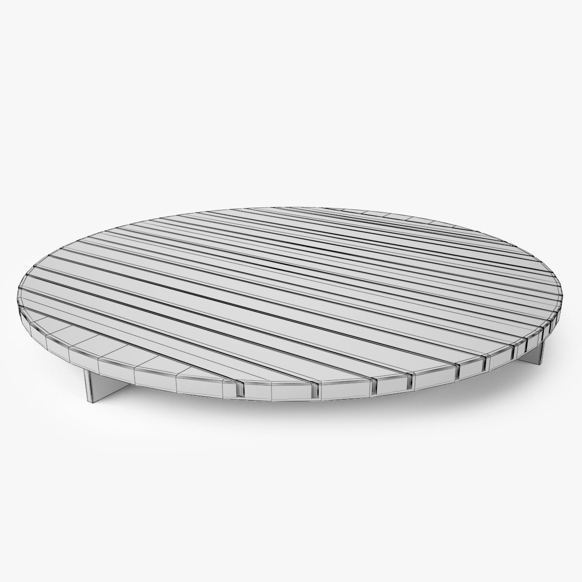 Paola Lenti Suset Round Table 3D Model