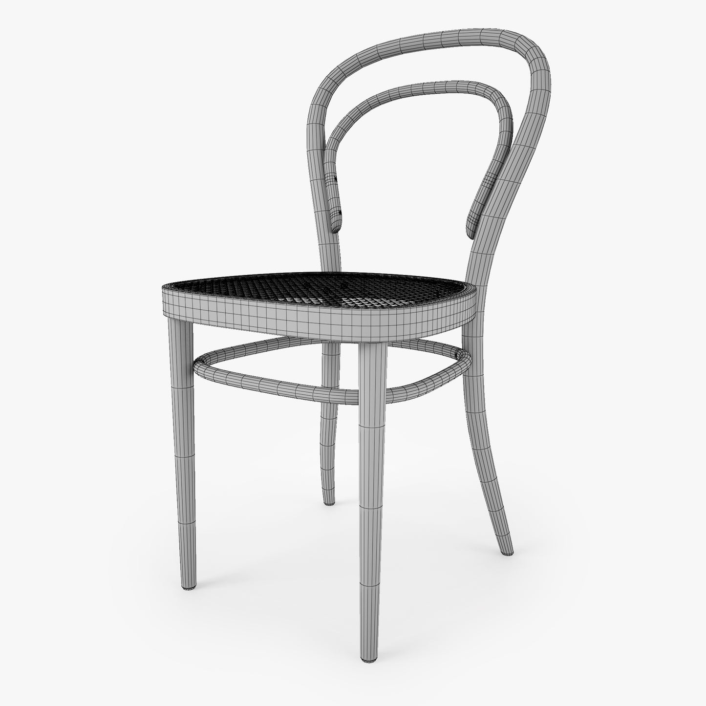 Thonet 214 Chair 3D Model