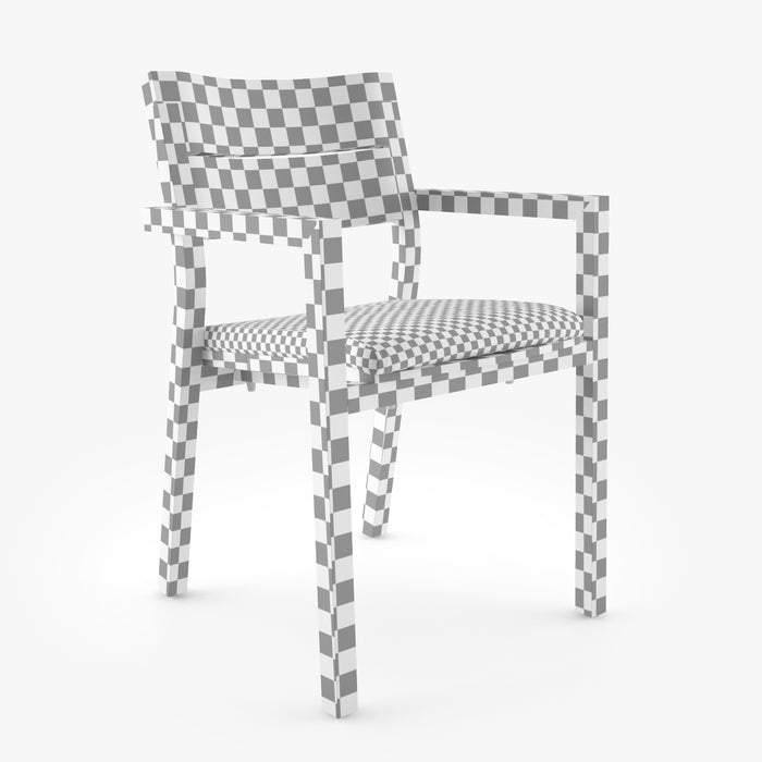 Tribu Kos Dining Table & Chair 3D Model