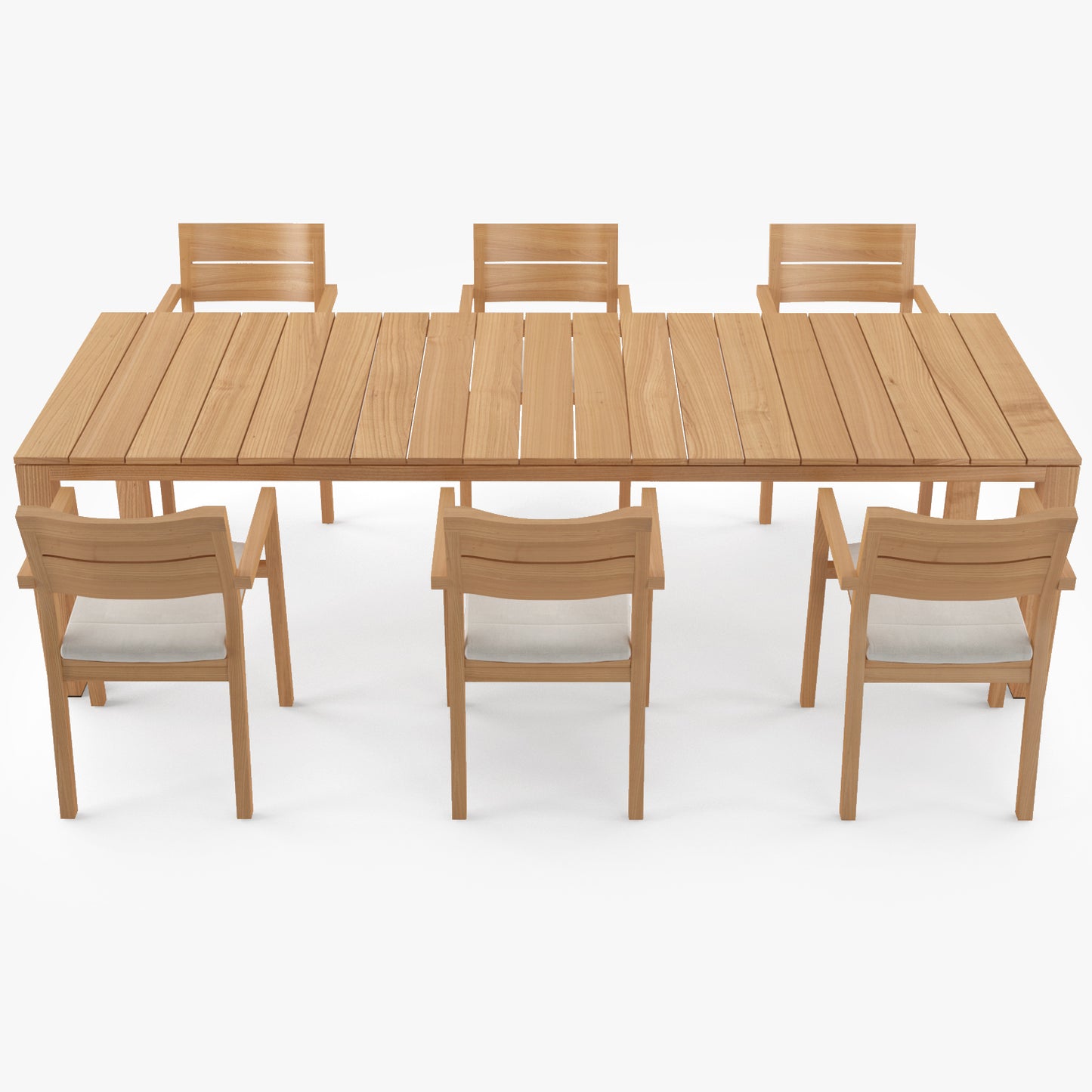 Tribu Kos Dining Table & Chair 3D Model