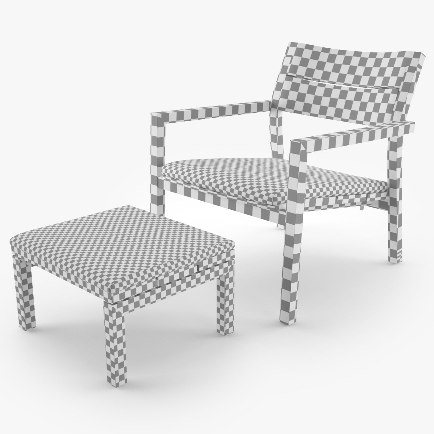 Tribu Kos Easy Chair 3D Model