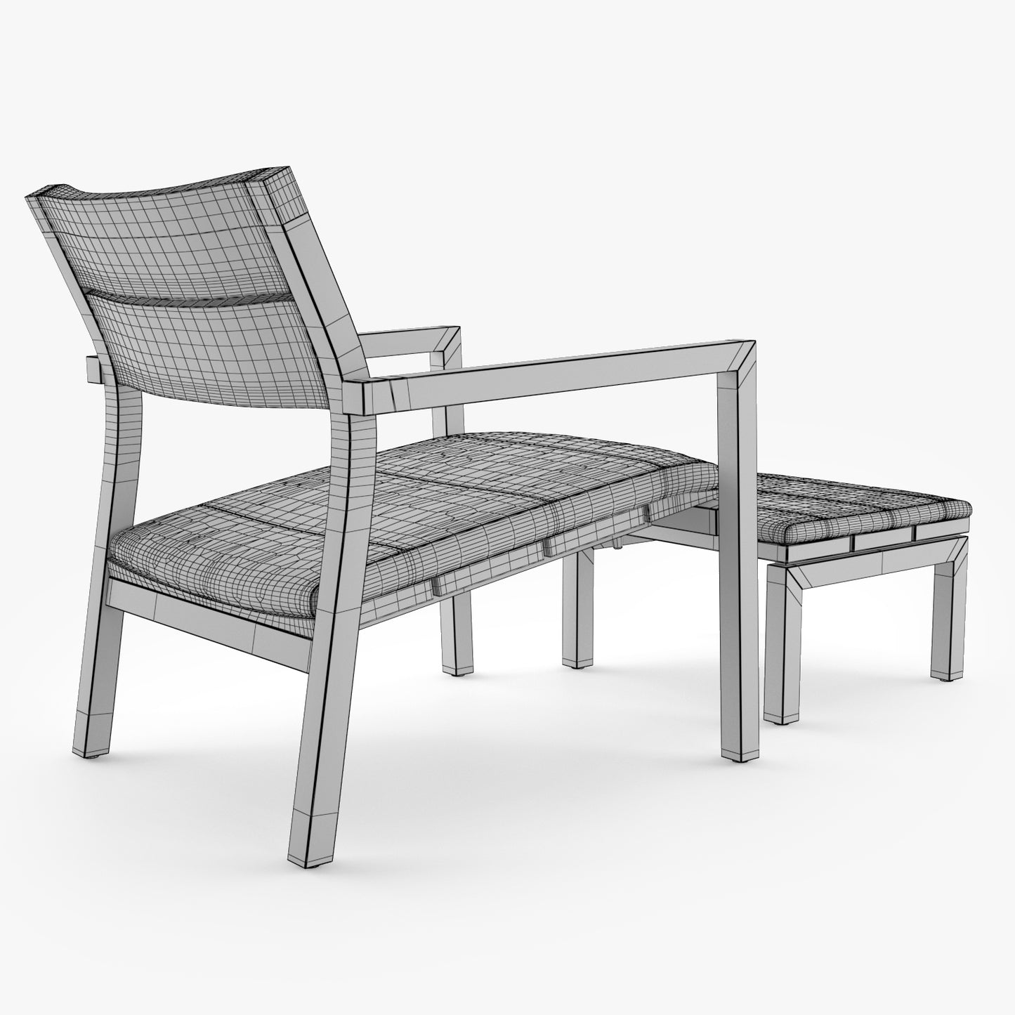 Tribu Kos Easy Chair 3D Model