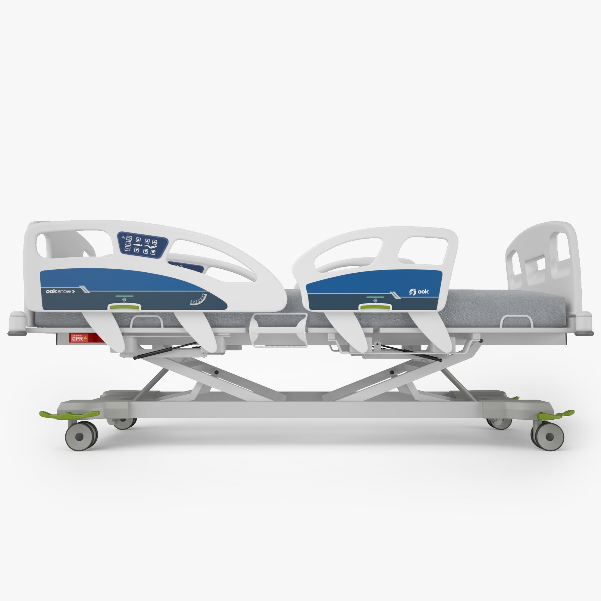 Umano Medical Ook snow Hospital Bed 3D Model FaceQuad