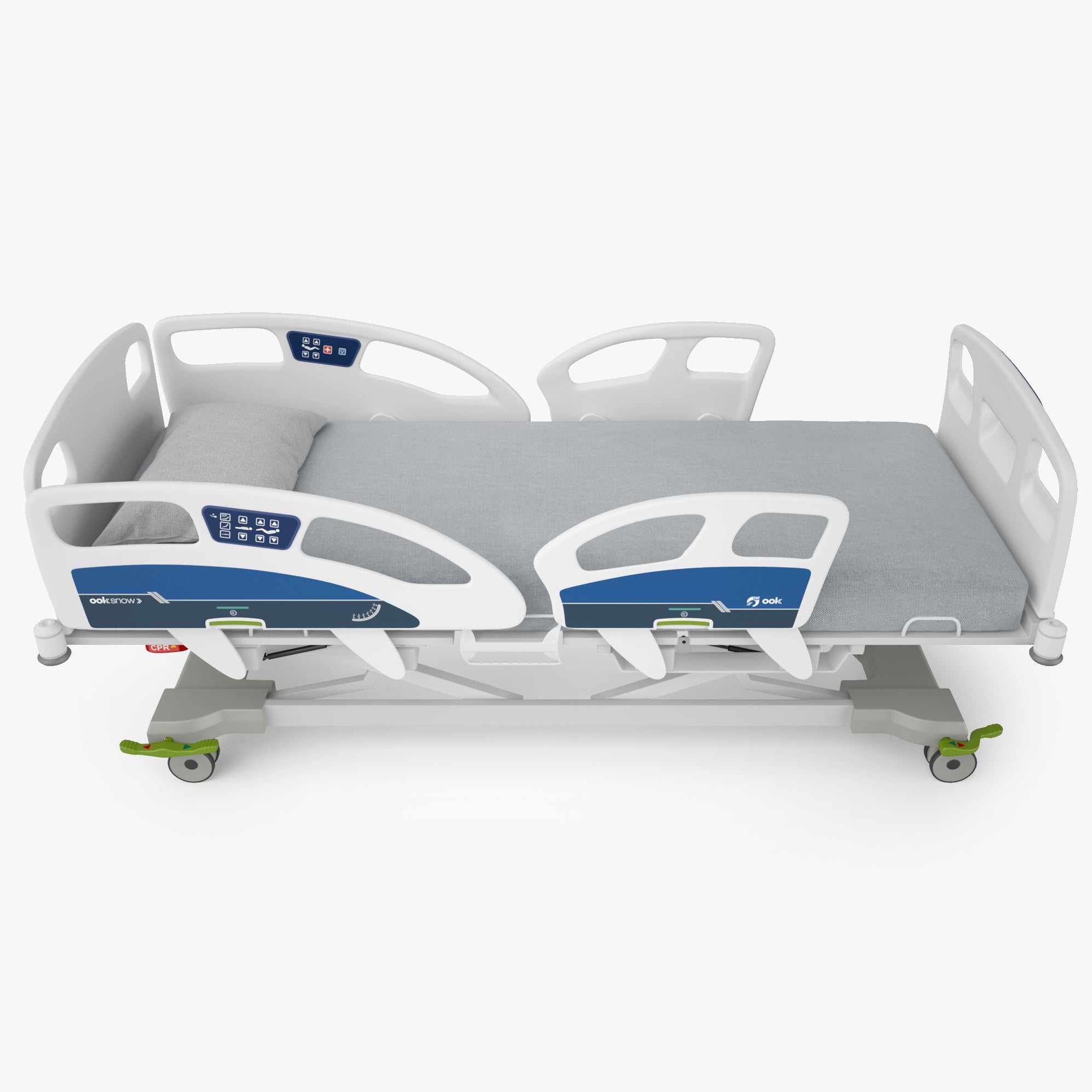 Umano Medical Ook snow Hospital Bed 3D Model FaceQuad