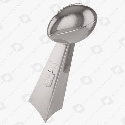 Vince Lombardi Trophy NFL Super Bowl champions 3D Model