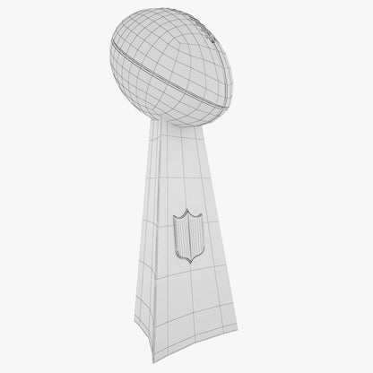 Vince Lombardi Trophy NFL Super Bowl champions 3D Model