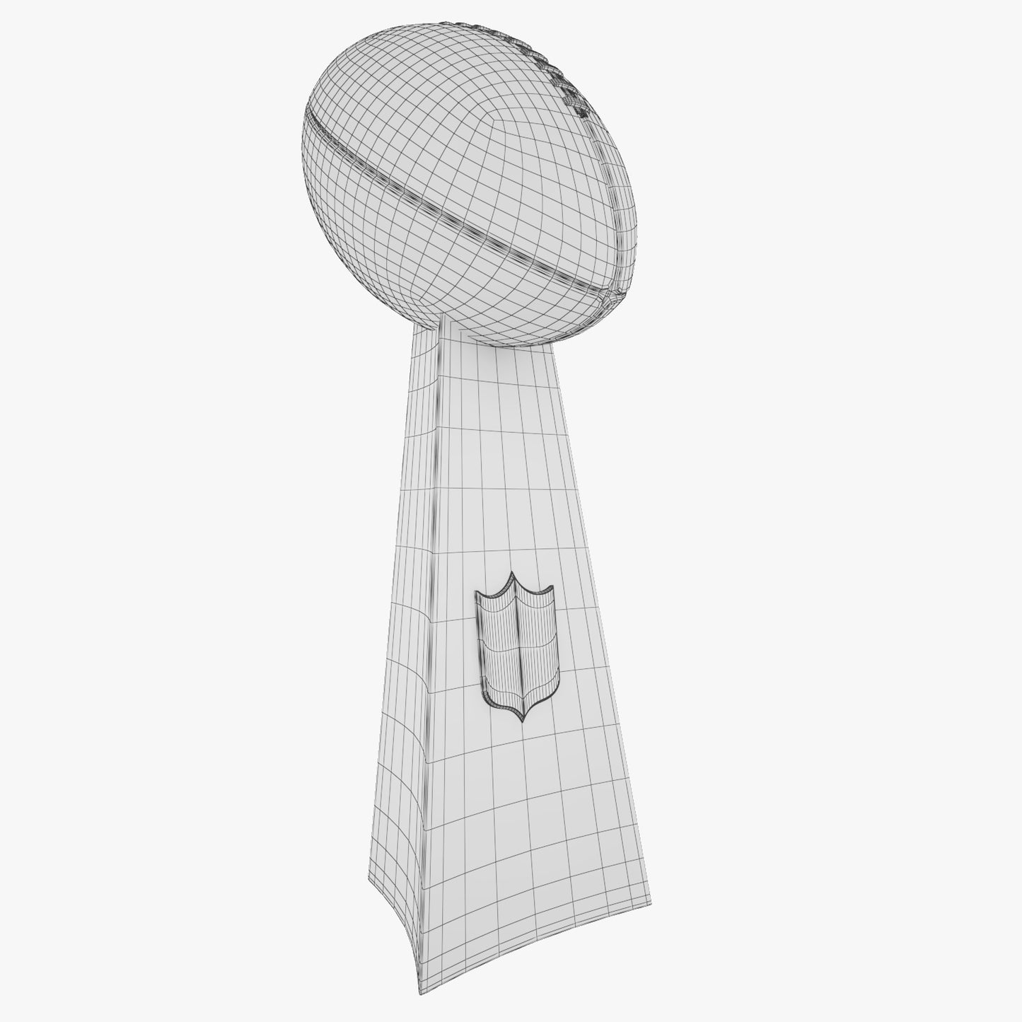 Vince Lombardi Trophy NFL Super Bowl champions 3D Model