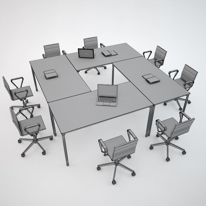 FREE Vitra Conference Table 3D Model